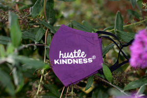 Adult Hustle Kindness Cotton Face Mask - Basic
