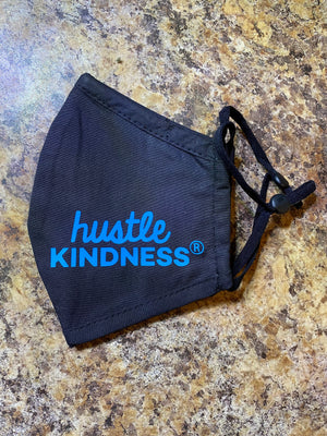 Child Hustle Kindness Cotton Face Mask - Adjustable