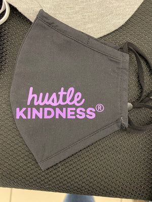 Adult Hustle Kindness Cotton Face Mask - Basic