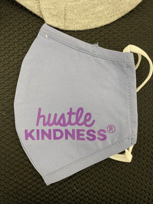 Adult Hustle Kindness Cotton Face Mask - Basic