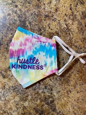 Child Hustle Kindness Cotton Face Mask - Adjustable