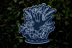 I LOVE YOU (ASL) Hustle Kindness Sticker