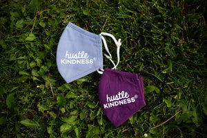 Child Hustle Kindness Cotton Face Mask - Adjustable