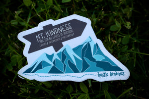 Mt. Kindness Sticker