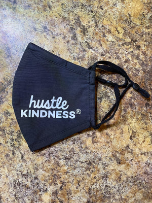 Adult Hustle Kindness Cotton Face Mask - Basic