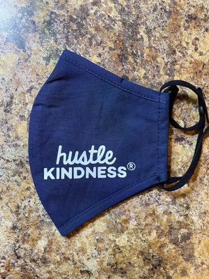 Adult Hustle Kindness Cotton Face Mask - Basic