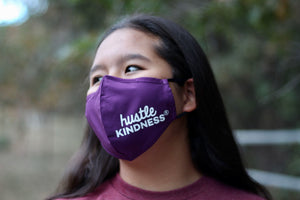 Adult Hustle Kindness Cotton Face Mask - Basic