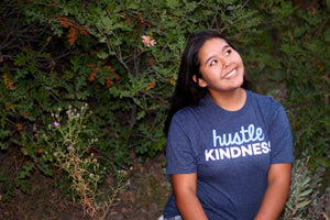 OG Hustle Kindness T-Shirt - Light blue