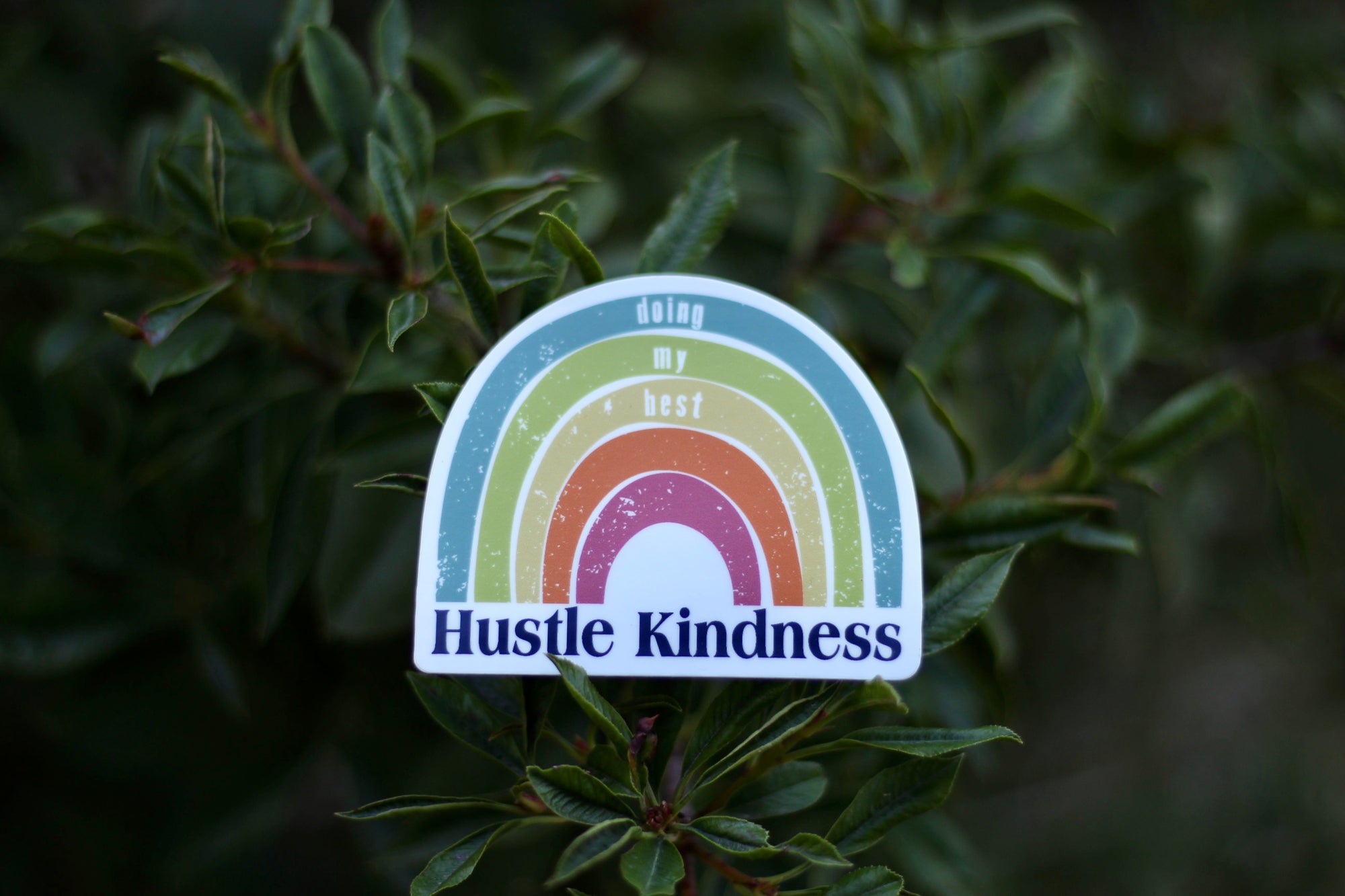 Rainbow Hustle Kindness Sticker