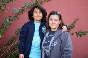 Navy Youth Zip Hoodie