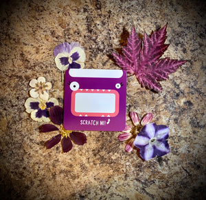 Scratch-off Monster Lunchbox Note (Single)