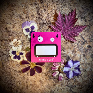 Scratch-off Monster Lunchbox Note (Single)