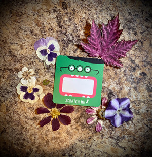 Scratch-off Monster Lunchbox Note (Single)