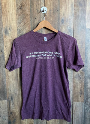 Hard Conversations-HK Unisex tee