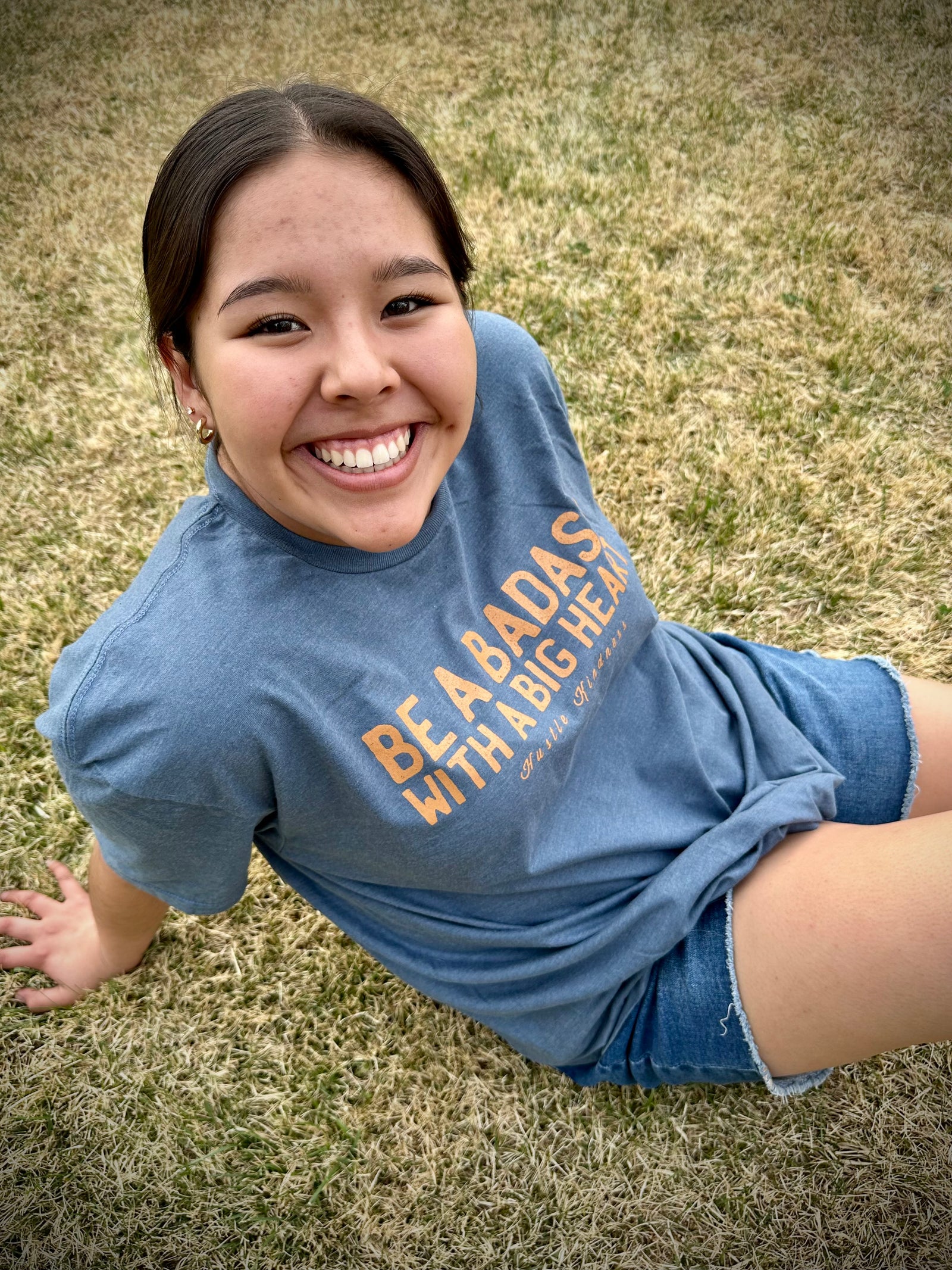 Be a Badass-Heather Blue