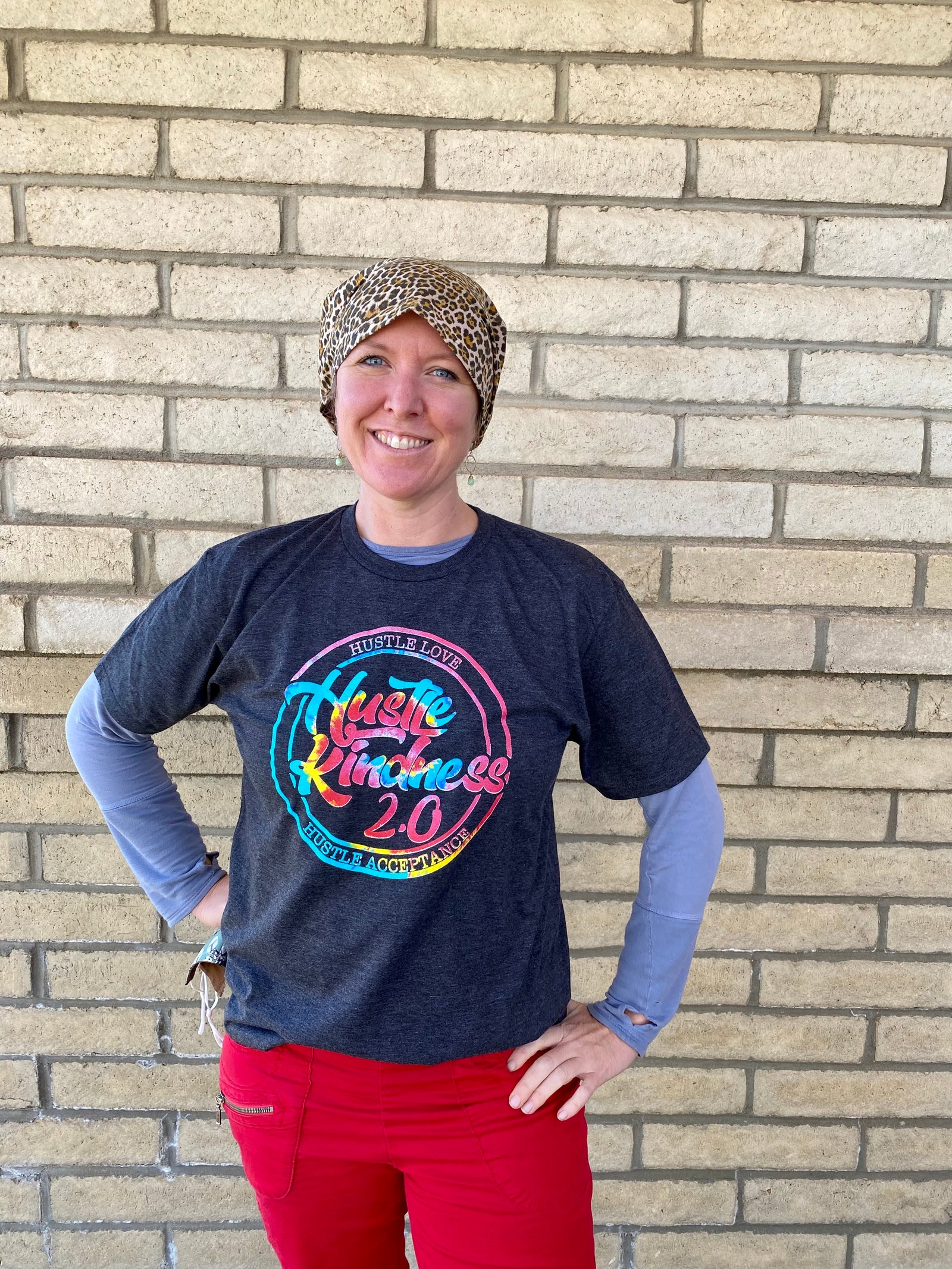 Tie dye new logo Tee