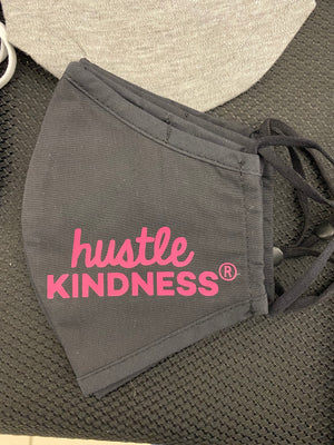 Adult Hustle Kindness Cotton Face Mask - Basic