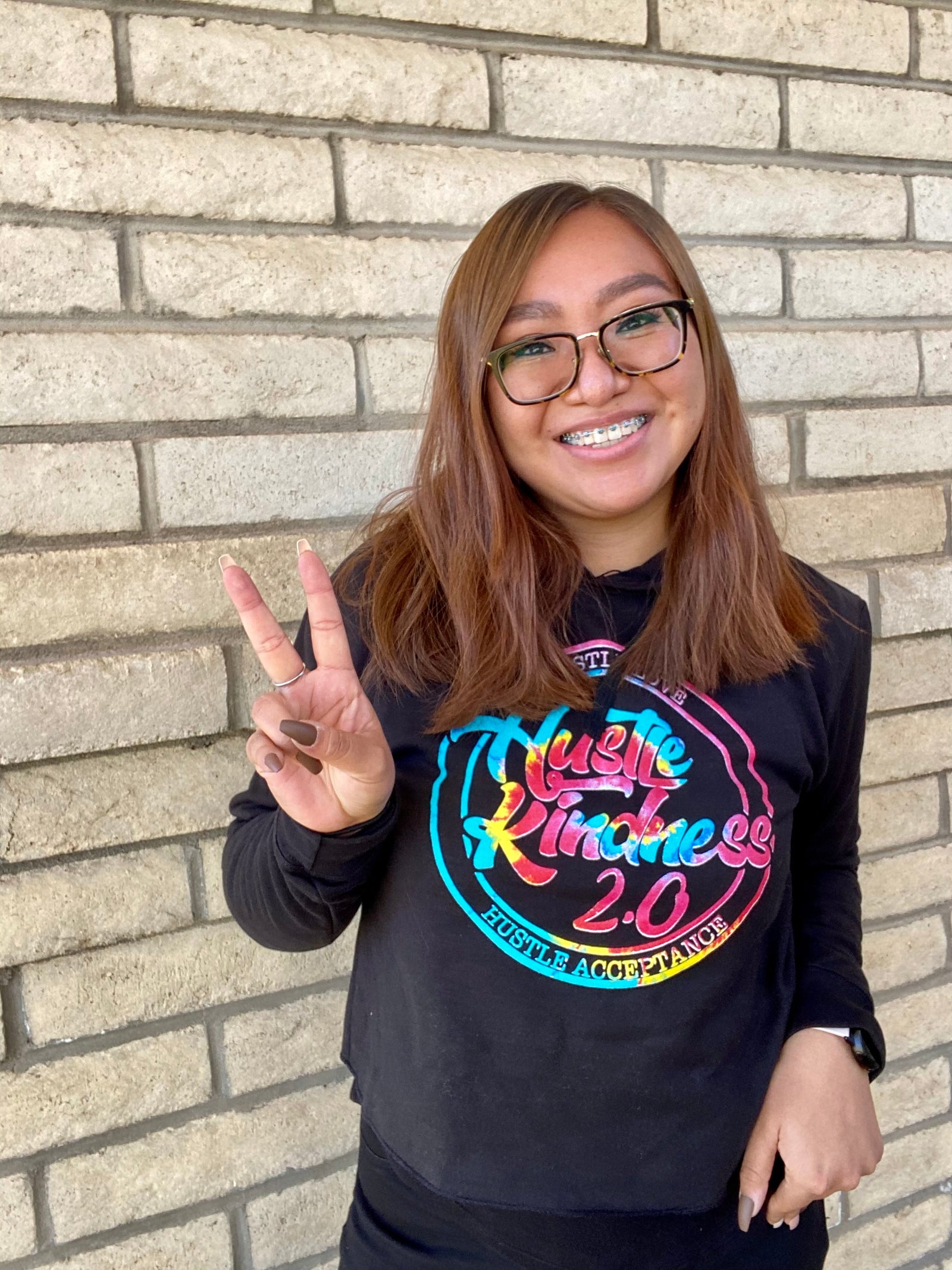 Tie dye crop top sweater