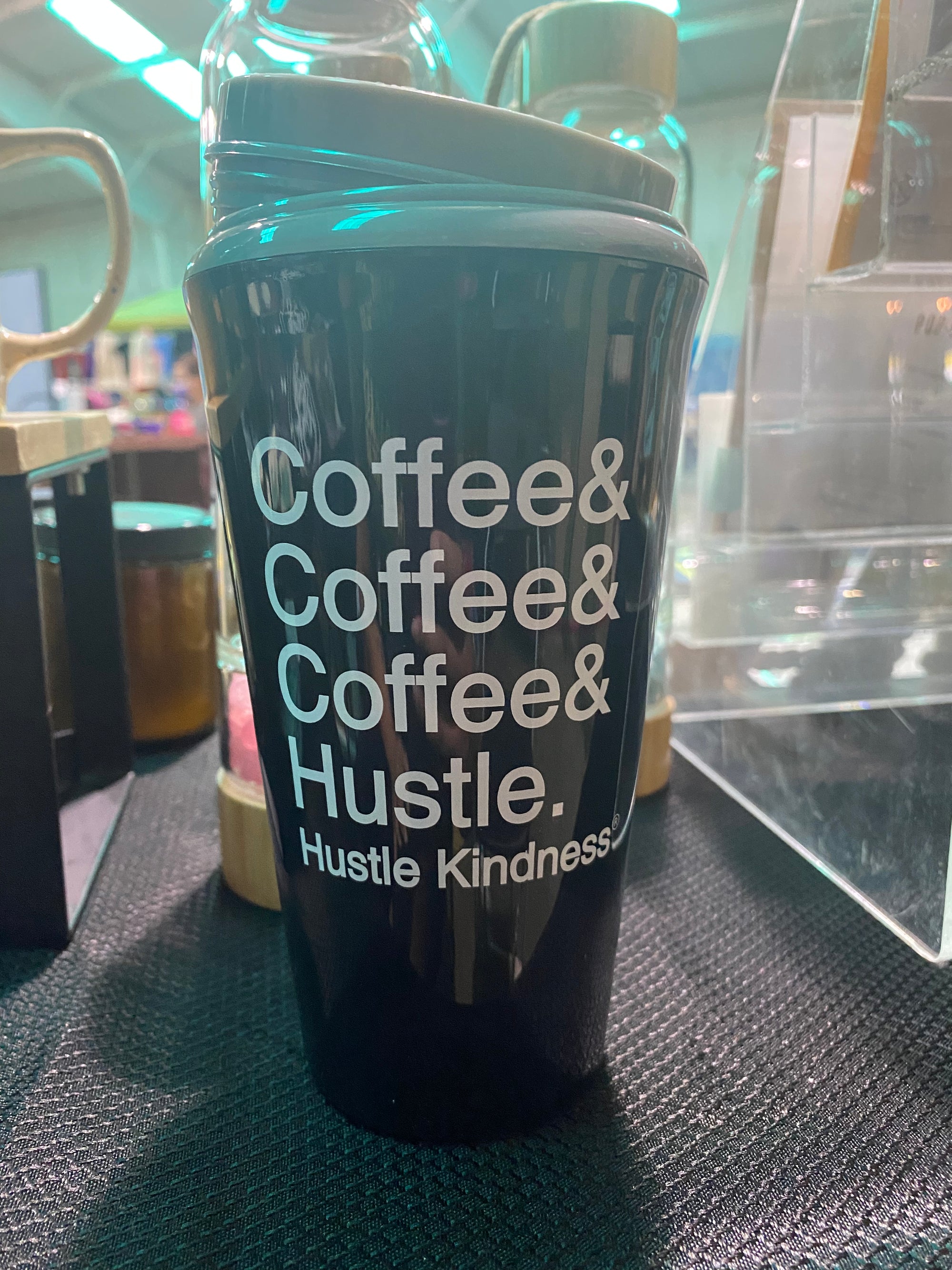 Coffee & Coffee & Hustle cup