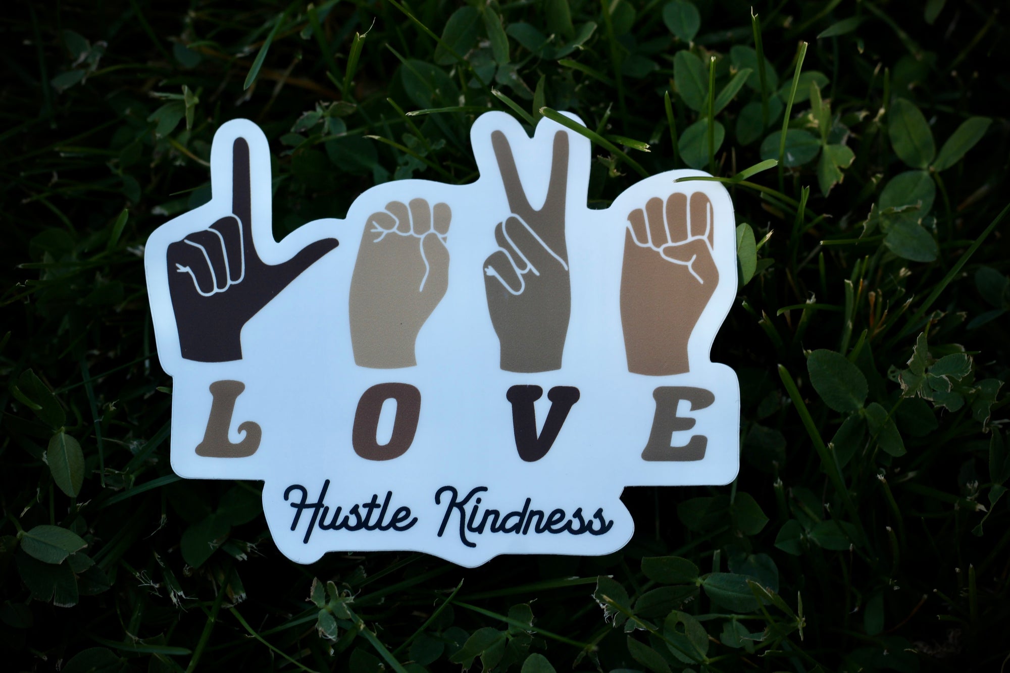 Diverse LOVE ASL sticker