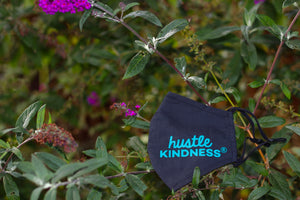 Adult Hustle Kindness Cotton Face Mask - Basic