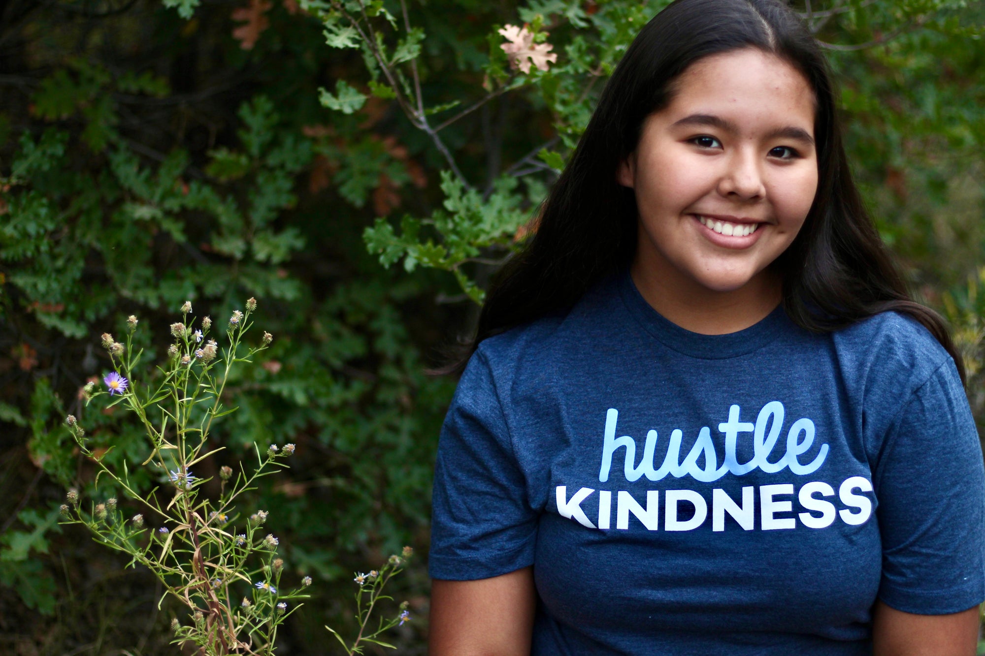 OG Hustle Kindness T-Shirt - Light blue