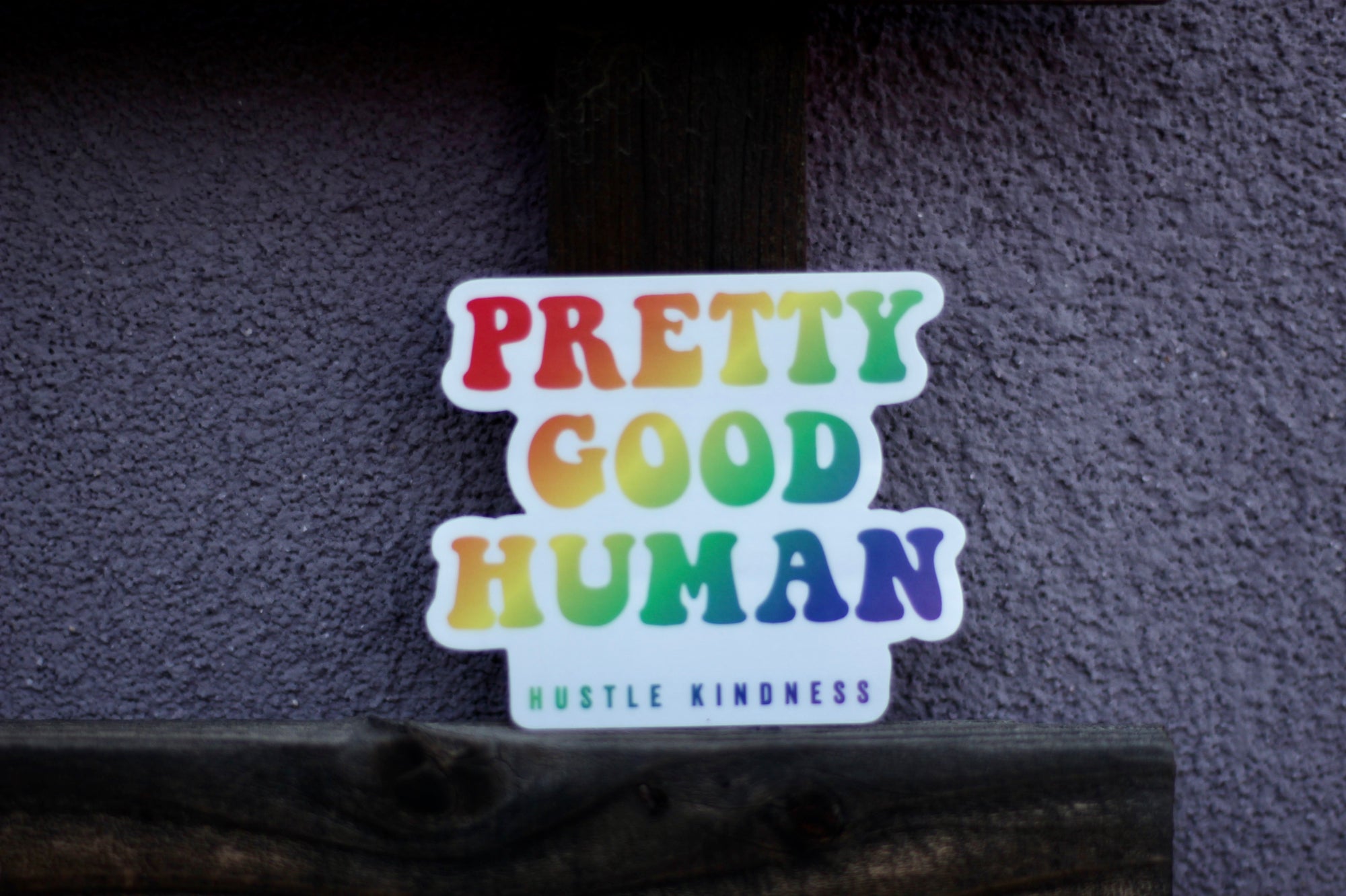 Pretty Good Human Sticker