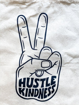 Hustle Kindness "Peace' Tote Bag