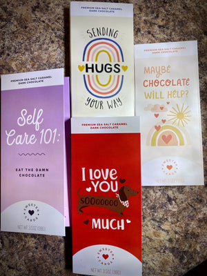 Sweeter Cards Chocolate Bar and Greeting Card in One